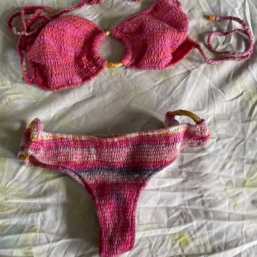 GORGEOUS Hot Pink INDAH BIKINI M-Top, S-Bottom